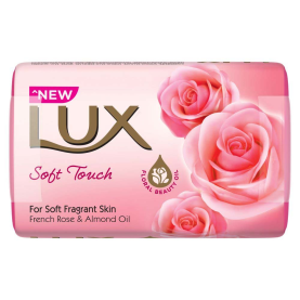  Lux Soft Touch French rose and almond oil, 150g (Pack of 3)(Offer Pack)