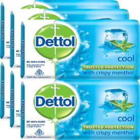 Dettol Cool Soap  (6 x 125 g)