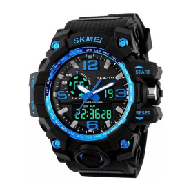 Skmei skm-1155-Blue Skmei Analog-Digital Watch - For Men