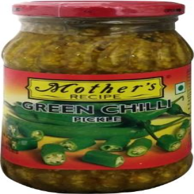 Mother's Recipe Green Chilli Pickle  (400 g) 