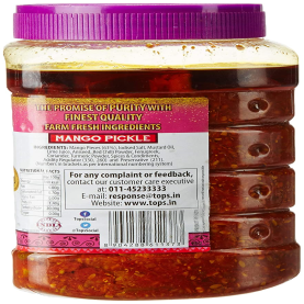 Tops Gold Mango Pickle Pet Jar, 1kg