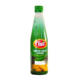 Tops Sauce - Green Chilli, 650g Bottle