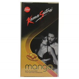 Kama Sutra Mango flavoured dotted condoms 10 (PS)