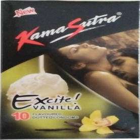 Kama Sutra Vanilla Flavoured Condoms - 10S