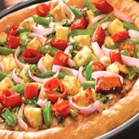Onion And Paneer Double Topping Pizza
