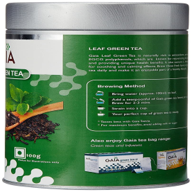 Gaia Green Tea Leaf, 100G
