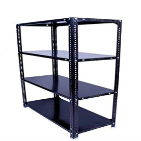 Slotted Angle Rack with 4 Shelf Shelving Unit Multipurpose Rack